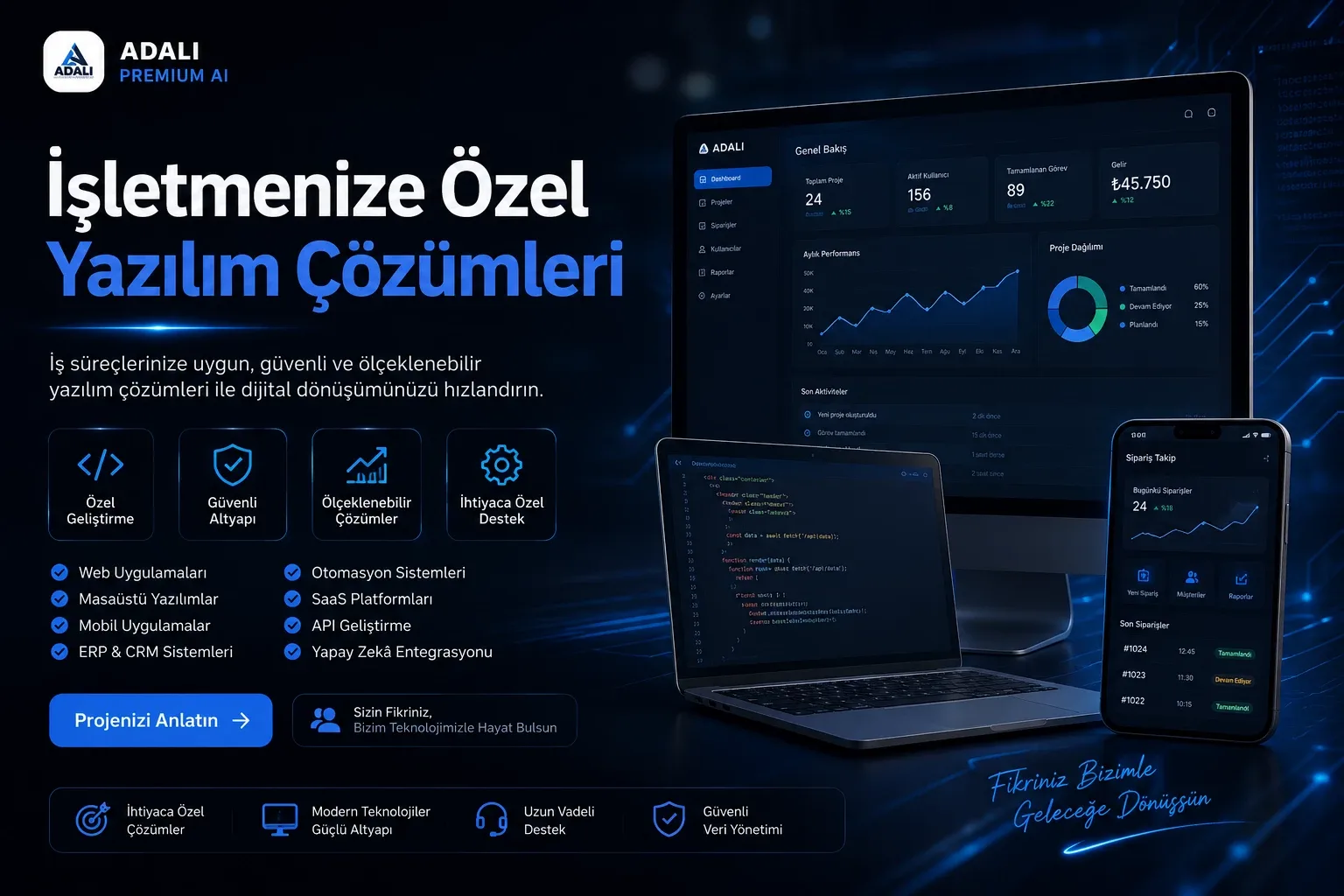 Özel Yazılım Geliştirme görsel 1